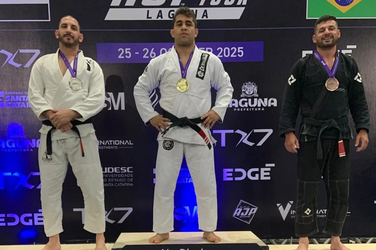 Criciumense conquista título em circuito internacional de jiu-jítsu