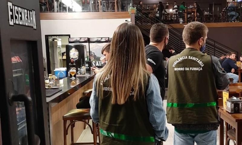 Covid-19: Vigilância Sanitária e Polícia Militar intensificam fiscalização em Morro da Fumaça 