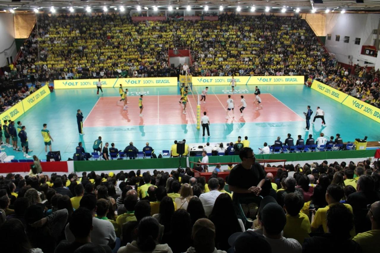 Ingressos para amistosos da Seleção Brasileira de Vôlei em Criciúma já estão à venda