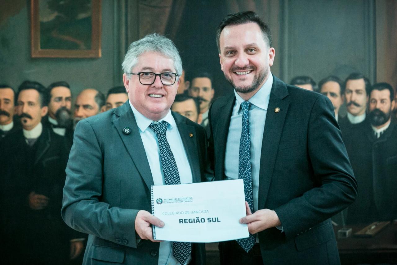Deputado Tiago Zilli assume coordenação da bancada do Sul e apresenta diagnóstico de obras na região