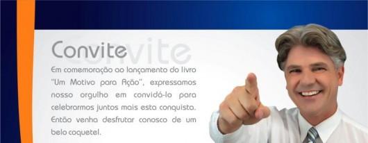 Edson Oliveira lança livro Um Motivo para Ação, na Livraria Fátima
