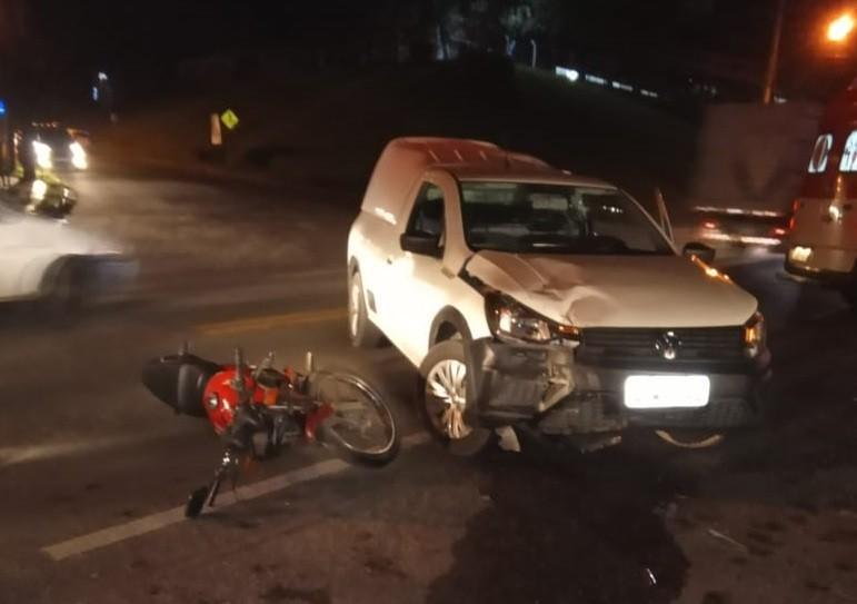 Duas pessoas ficam feridas após acidente de trânsito na SC-370 em Braço do Norte
