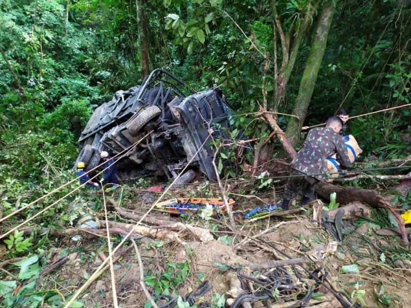 Morre terceira vítima de acidente com caminhão do Exército Brasileiro em Blumenau