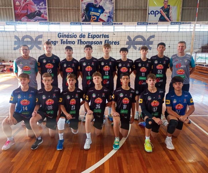 Vôlei de Forquilhinha estreia com vitórias no Estadual e conquista de etapa da Liga de SC