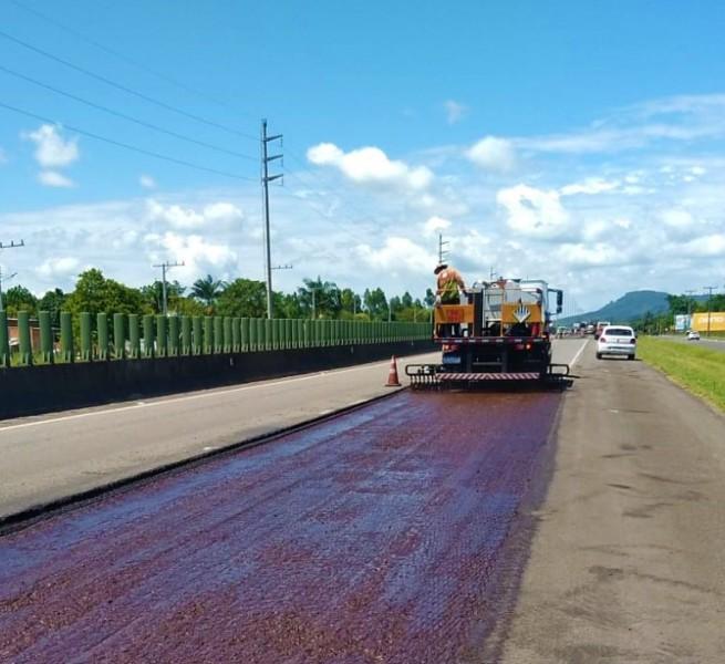 CCR ViaCosteira informa cronograma semanal de obras na BR-101 Sul