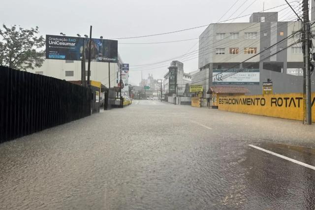 Chuva forte pode voltar a causar transtornos em Criciúma, alerta climatologista