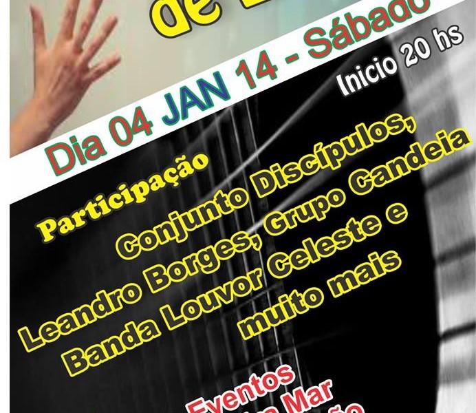 Oito atrações gospel se apresentarão no Balneário Rincão nesta noite 