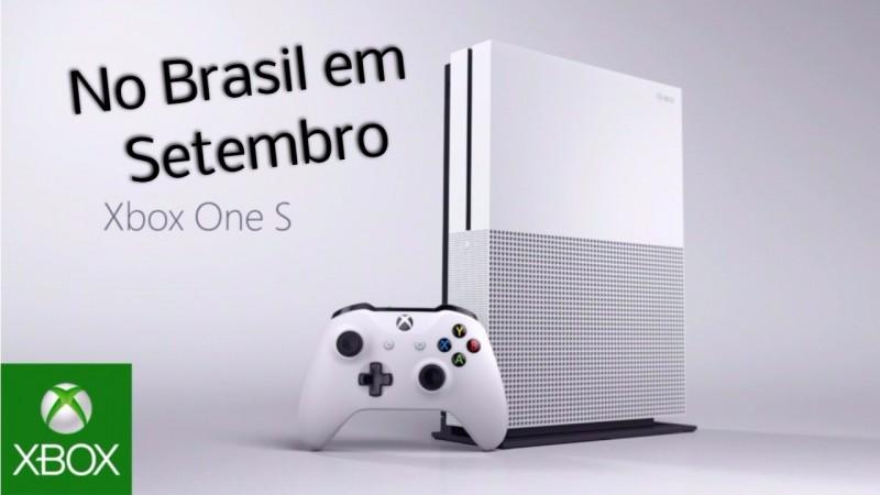 Xbox One S chegará ao Brasil nesse mês