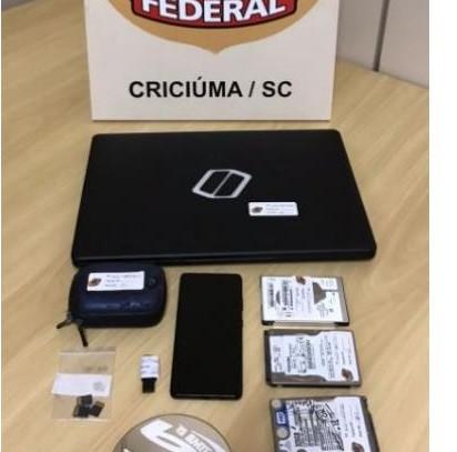Polícia Federal deflagra em Tubarão nova fase da operação contra pornografia infanto-juvenil