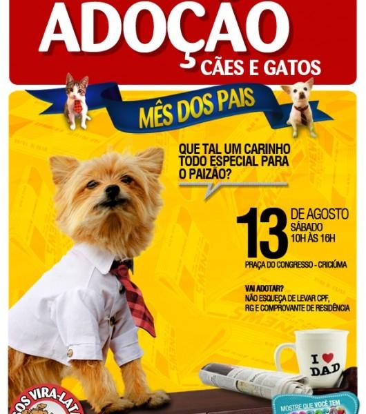 SOS Vira-Lata promove feira especial Dia dos Pais