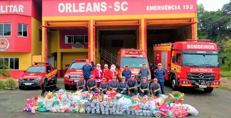 Campanha de Natal do Corpo de Bombeiros segue até sexta-feira 