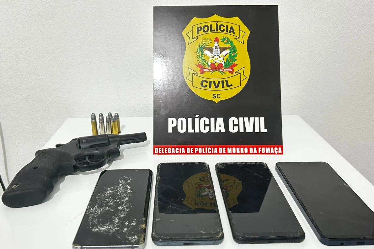 Homem é preso por posse ilegal de arma de fogo em Morro da Fumaça
