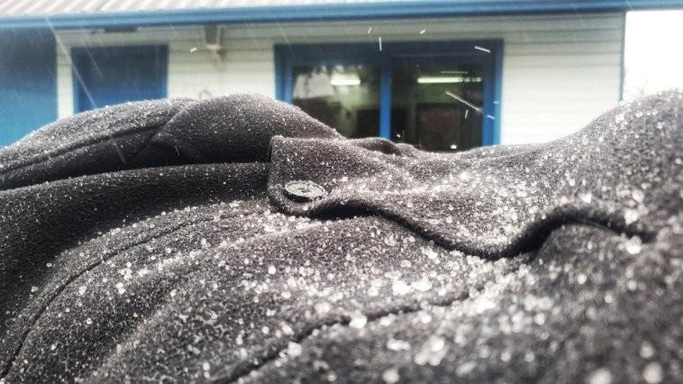 Sul registra neve nesta tarde