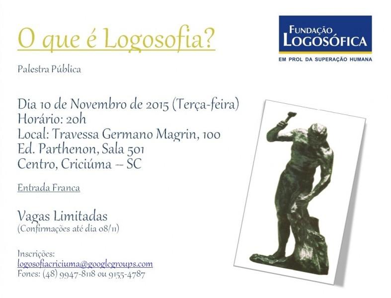 Palestra O Que é Logosofia
