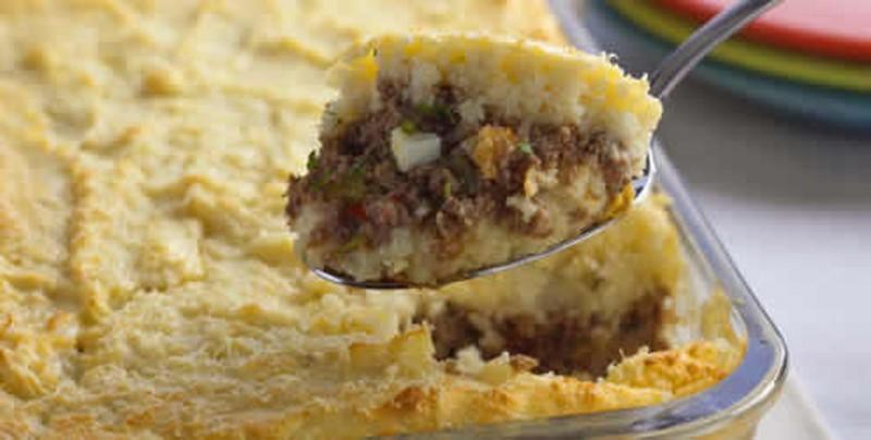 Escondidinho de Sobras de assados de Suino