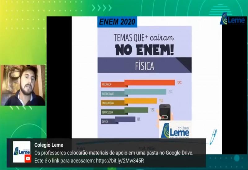 Colégio Leme oferece aulas gratuitas para revisão do Enem