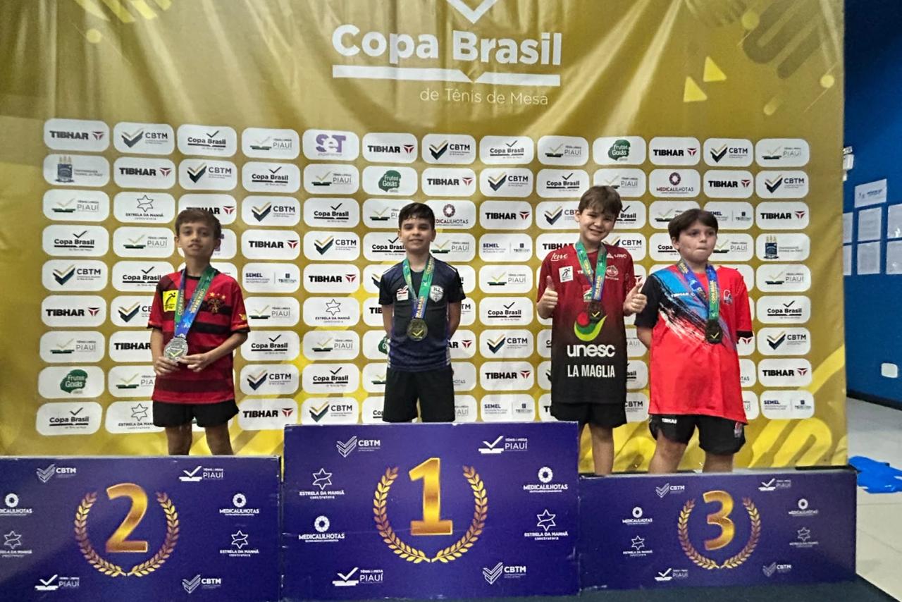 Atleta de Criciúma conquista bronze na Copa Brasil de Tênis de Mesa