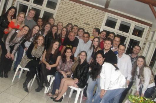 Paraninfo da turma de formandos do curso de Direito da UNESC 2012/1