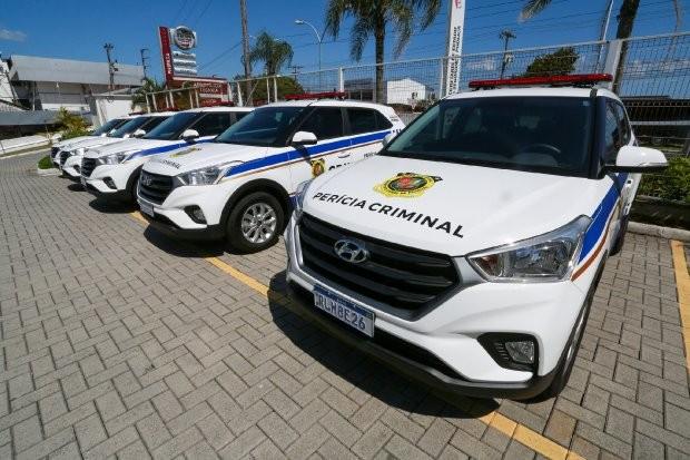 Unidades do IGP no Sul de Santa Catarina recebem novas viaturas
