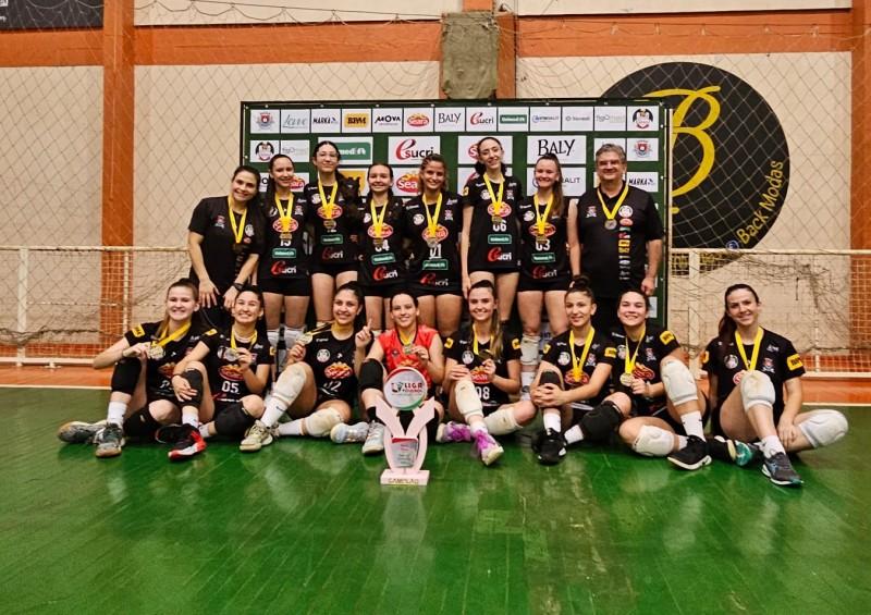 Vôlei de Forquilhinha conquista dois títulos da Série Ouro pela Liga de Santa Catarina