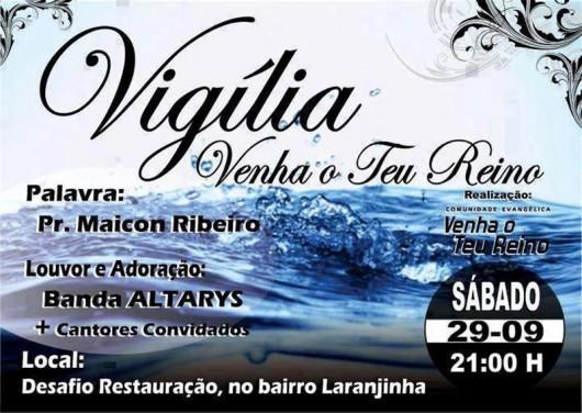  Grupo Missões Urbanas Resgantanado Vidas faz vigília neste sábado