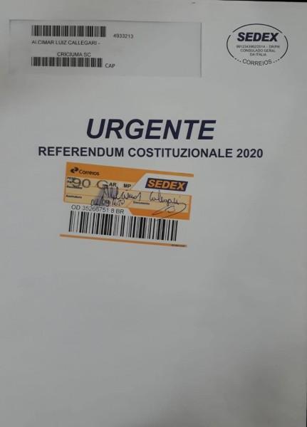 Sulcatarinenses participam do referendo italiano