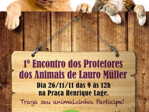 1º Encontro dos Protetores dos Animais de Lauro Muller