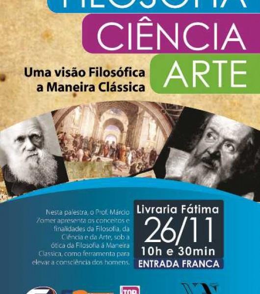 Centro Cultural Nova Acrópole promove a palestra Filosofia, Ciência e Arte