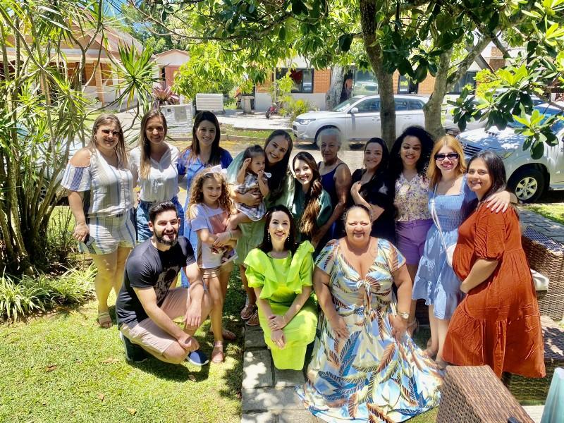 Clinica Blanc em Festa com seus colaboradores