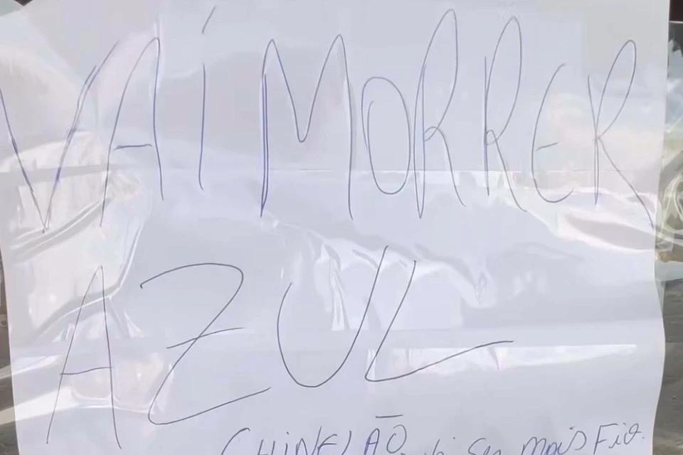 Vídeo: caminhoneiro deixa recado para despistar criminoso em Criciúma