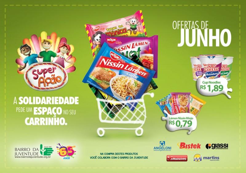 Pelo terceiro ano, Nissin Miojo firma parceria com o Bairro da Juventude