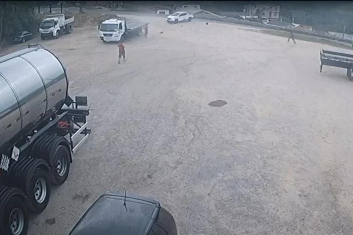 Orleans: vídeo mostra grave acidente que matou motociclista na SC-108