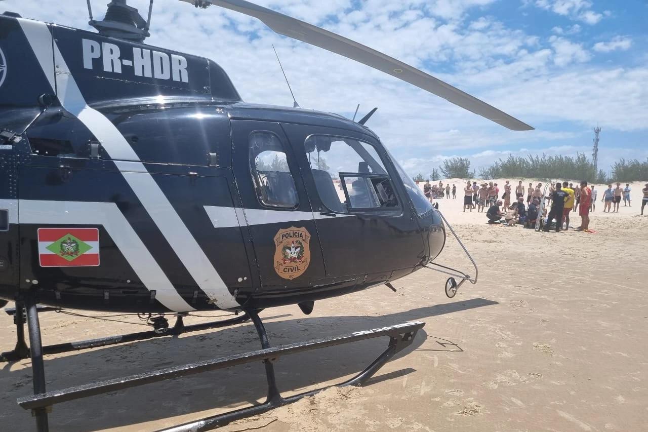Banhista se afoga após ser arrastado pela correnteza no Balneário Camacho