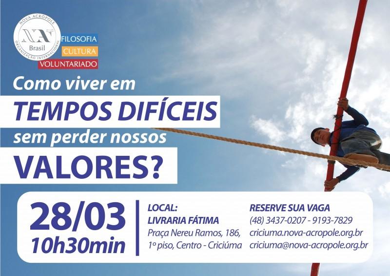 Nova Acrópole realiza atividades nesse fim de semana 