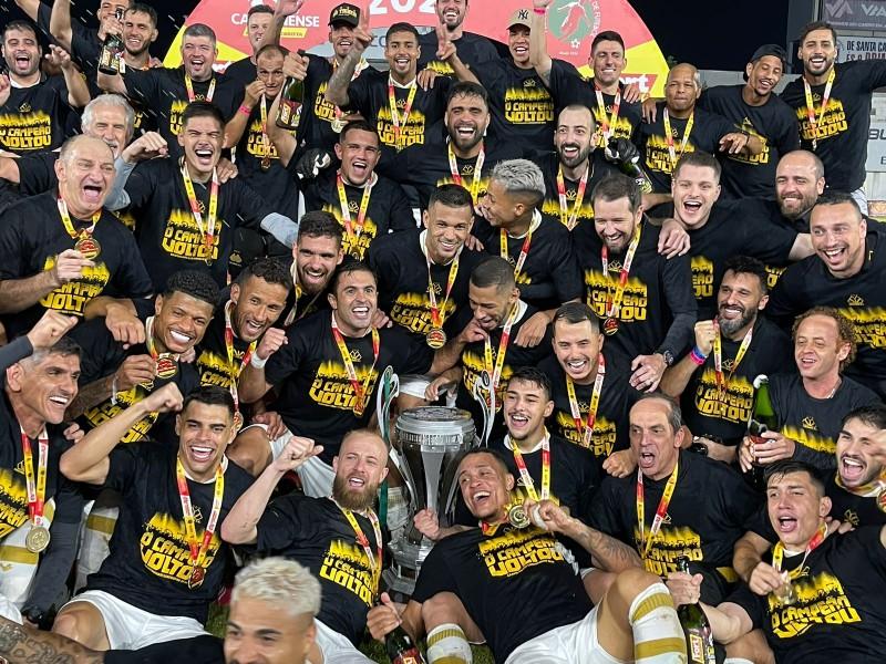 'Volta por cima': jogadores do Criciúma relembram trajetória do Tigre até o título do estadual