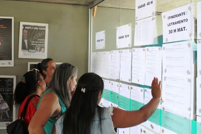 Educação inicia escolha de vagas para profissionais de caráter temporário