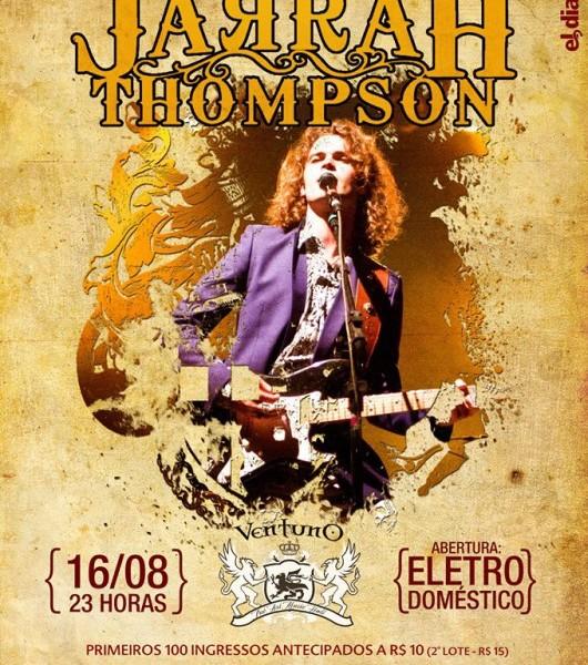 Ventuno Pub recebe os australianos do Jarrah Thompson Band 