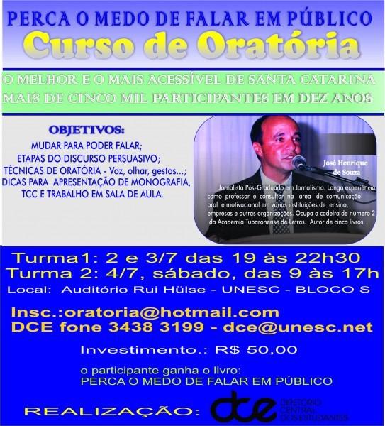 Dce Promove Curso De Oratória