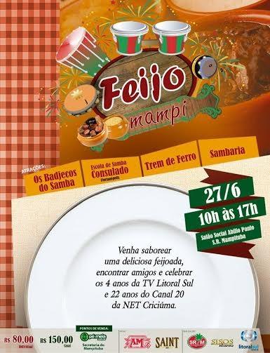 Feijoada de qualidade e atrações diferenciadas marcam Feijo Mampi