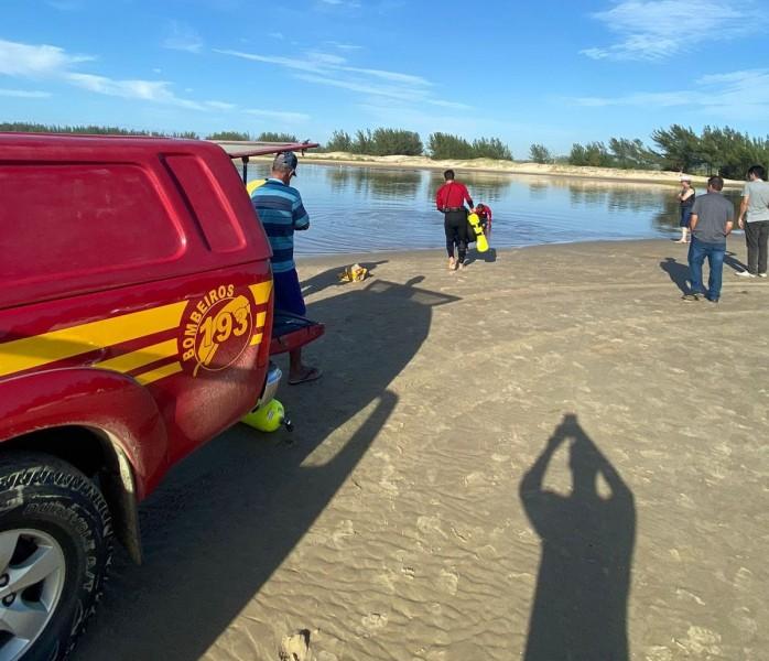 Identificado banhista que morreu após se afogar na Barra do Torneiro