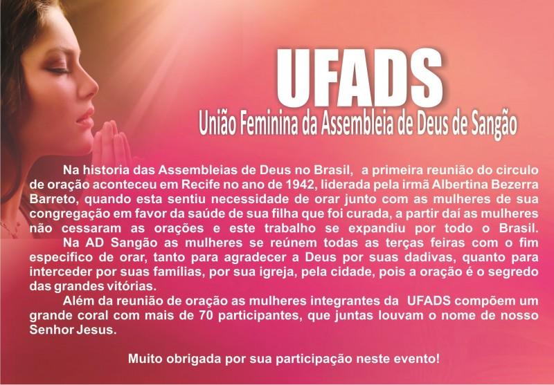 UFADS - União Feminina da Assembléia de Deus de Sangão
