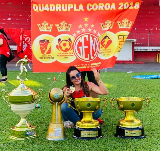 Jade Batista encerra gestão no Metrô com seis títulos conquistados