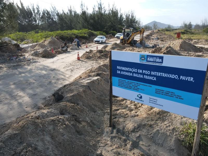 Imbituba: trânsito pela avenida Baleia Franca será interrompido na próxima semana