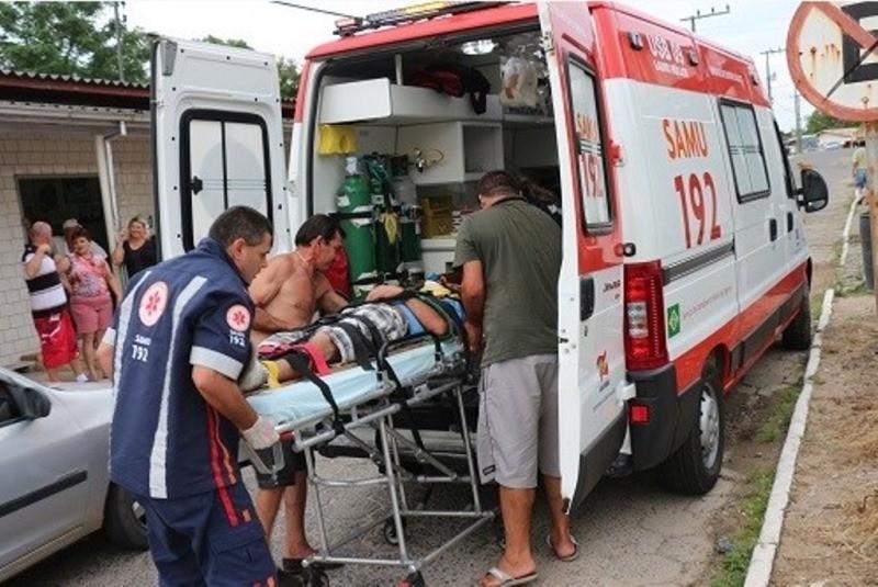 Agressão: homem fica desacordado em briga com esposa 