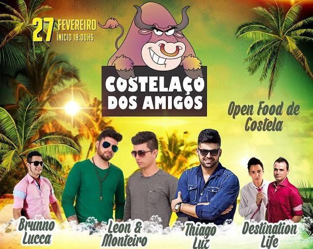 Costela liberada e música sertaneja em festa no rincão