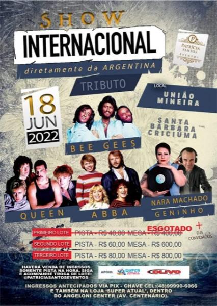 Criciúma recebe tributo Abba, Bee Gees, Queen e Barbarella