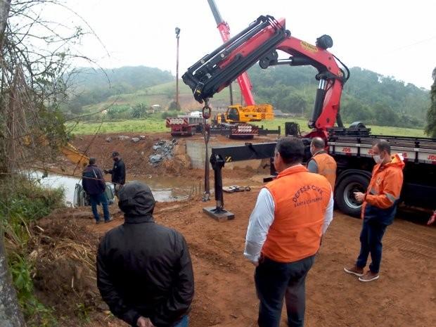 Nova Veneza e Pedras Grandes recebem kit transposição da Defesa Civil de Santa Catarina