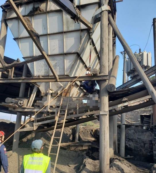 Trabalhador sofre queda de altura de 6 metros em Urussanga