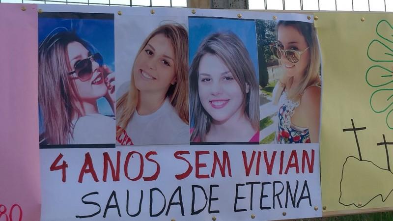 Caso Vivian: encontro relembra morte da jovem e pede leis mais rigorosas contra feminicídio
