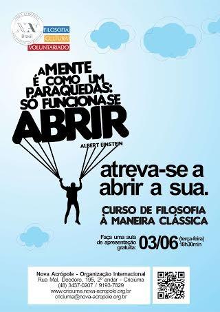 Aula de Apresentação Gratuita Nova Acrópole